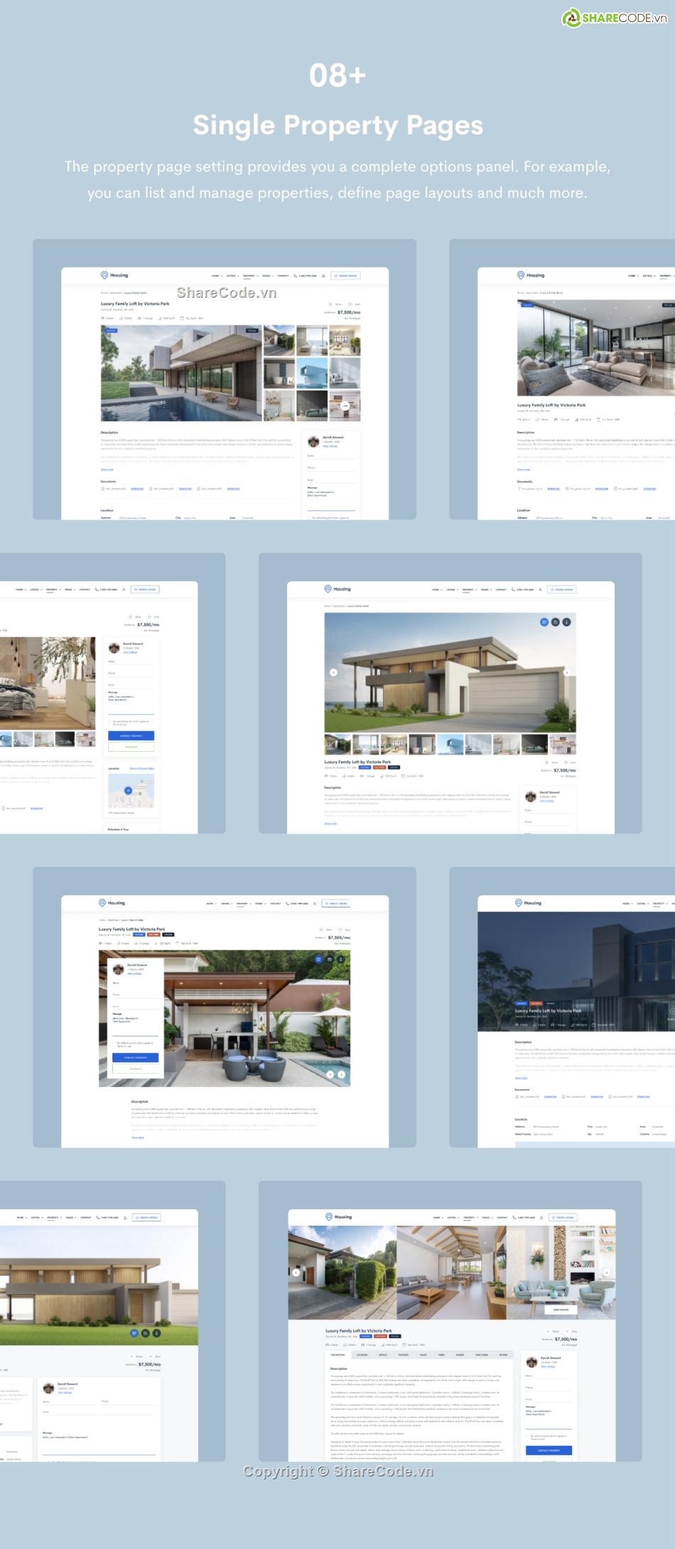 theme wordpress,Real Estate,html template,With Houzing